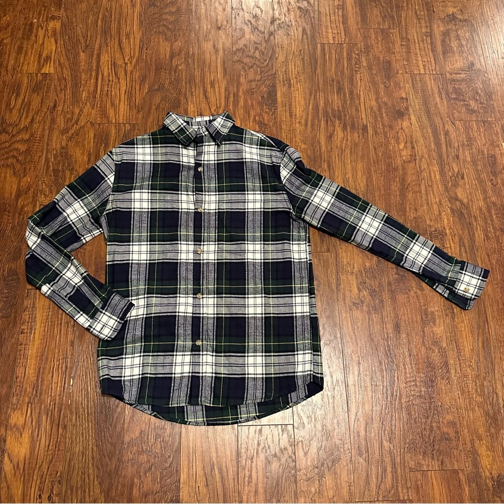 KJP Plaid Flannel Made in USA XS